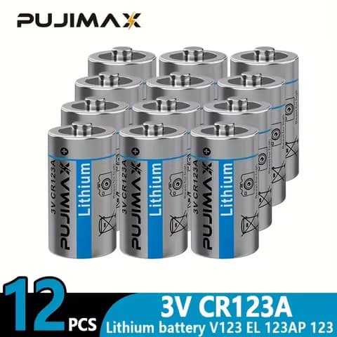 PUJIMAX CR123A lithium primary batteries